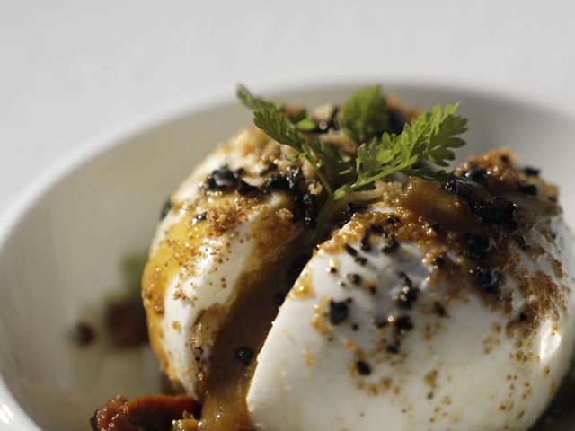 CHALET LES ROCHES BLEUES Burrata du midi